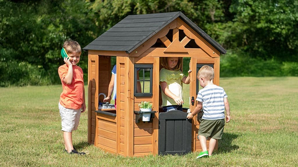 Backyard Discovery Sweetwater All Cedar Wooden Playhouse