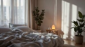 calm bedroom for restful nights